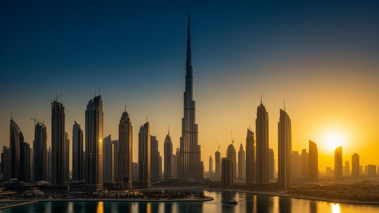Premium Indian real estate skyline